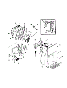 Ice & Water Dispenser parts for Maytag Side-By-Side Refrigerator CDNS24V9A-BR85A from AppliancePartsPros.com