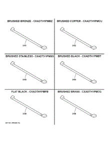 Cafe Customization parts for Ge Dishwasher CDT800P2N2S1 from AppliancePartsPros.com
