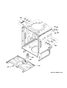 Body Parts (2) parts for Ge Dishwasher CDT855M5N5S5 from AppliancePartsPros.com