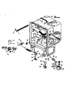 Tub Assembly parts for Caloric Dishwasher CDU200C/P1188322W from AppliancePartsPros.com