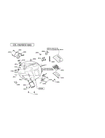 Control Panel Ce-150 / Ses1000 parts for Singer Electronic Sewing Machine CE-150 from AppliancePartsPros.com