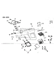 Control Assy parts for Singer Electronic Sewing Machine CE-200 from AppliancePartsPros.com