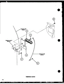 Terminal Block (Ce2402 / P7762235w) (Ce2402 / P7762335w) parts for Amana Dryer CE2402-P7762235W from AppliancePartsPros.com