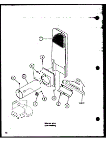 Heater Box (Gas Models) (Cg2412 / P7762236w) parts for Amana Dryer CE2402-P7762235W from AppliancePartsPros.com