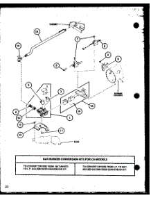 Gas Burner Conversion Kits For Cg Models (Cg2412 / P7762236w) parts for Amana Dryer CE2402-P7762235W from AppliancePartsPros.com