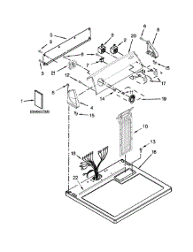 Top And Console Parts parts for Crosley Dryer CED137SDW1 from AppliancePartsPros.com