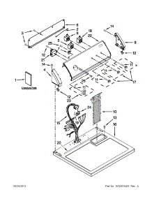 Top And Console Parts parts for Crosley Dryer CED147SBW0 from AppliancePartsPros.com