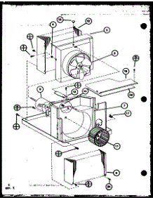 (Ces1123r / P9920807r) (Ces1123r / P9920809r) (Ces1123s / P9920813r) parts for Amana Room Air Conditioner CES1123S/P9920813R from AppliancePartsPros.com
