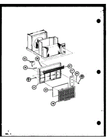 Exterior Parts parts for Amana Room Air Conditioner CES2183HER/P9945901R from AppliancePartsPros.com