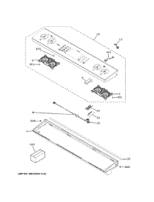 Control Panel parts for Ge Electric Range CES700M2N3S5 from AppliancePartsPros.com