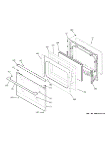 Lower Door parts for Ge Electric Range CES750M2N1S5 from AppliancePartsPros.com