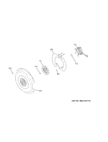 Convection Fan parts for Ge Electric Range CES750M2N3S5 from AppliancePartsPros.com