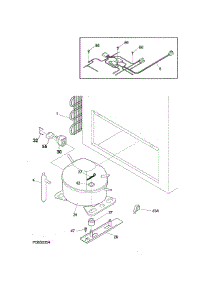 System parts for Crosley Chest Freezer CFC224QWA from AppliancePartsPros.com