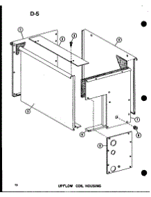 Upflow Coil Housing (D67635-28 / P67635-28C) (D67635-24 / P67635-24C) (D67635-20 / P67635-20C) (D67635-16 / P67635-16C) parts for Amana Central Air Conditioner CFC36AOM-A/P67487-5C from AppliancePartsPros.com