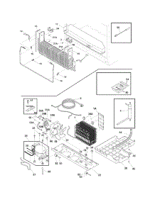 System parts for Crosley Bottom-Mount Refrigerator CFD26WIS1 from AppliancePartsPros.com