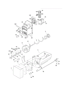 Ice Container parts for Crosley Bottom-Mount Refrigerator CFD26WIS3 from AppliancePartsPros.com