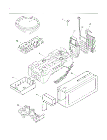 Ice Maker parts for Crosley Bottom-Mount Refrigerator CFD26WIS3 from AppliancePartsPros.com