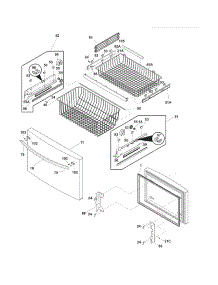 Freezer Drawer / Baskets parts for Crosley Bottom-Mount Refrigerator CFD26WIS4 from AppliancePartsPros.com