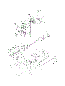 Ice Container parts for Crosley Bottom-Mount Refrigerator CFD26WIS5 from AppliancePartsPros.com