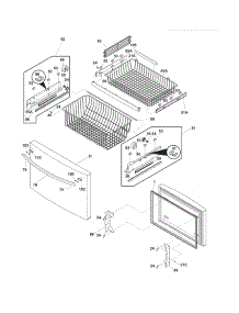 Freezer Drawer - Basket parts for Crosley Bottom-Mount Refrigerator CFD26WIS6 from AppliancePartsPros.com