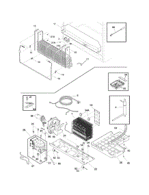 Cooling System parts for Crosley Bottom-Mount Refrigerator CFD27SDPS0 from AppliancePartsPros.com