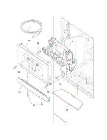 Controls & Ice Dispenser parts for Crosley Bottom-Mount Refrigerator CFD27WIPB2 from AppliancePartsPros.com
