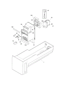 Ice Container parts for Crosley Bottom-Mount Refrigerator CFD27WIPB2 from AppliancePartsPros.com