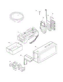 Ice Maker parts for Crosley Bottom-Mount Refrigerator CFD27WIPW2 from AppliancePartsPros.com