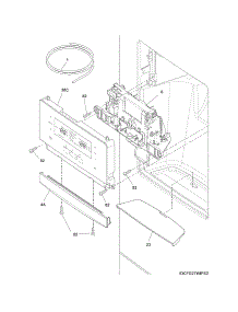 Controls & Ice Dispenser parts for Crosley Bottom-Mount Refrigerator CFD27WIPW3 from AppliancePartsPros.com