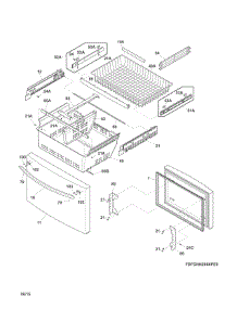Freezer Drawer, Baskets parts for Crosley Bottom-Mount Refrigerator CFD28SDQS0 from AppliancePartsPros.com