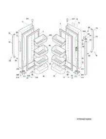 Fresh Food Door parts for Crosley Bottom-Mount Refrigerator CFD28SDQS0 from AppliancePartsPros.com