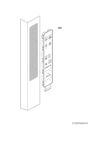 Controls parts for Crosley Bottom-Mount Refrigerator CFD28SDQS0 from AppliancePartsPros.com
