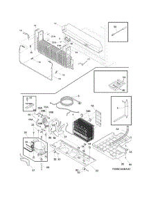 System parts for Crosley Bottom-Mount Refrigerator CFD28SDS1 from AppliancePartsPros.com