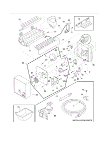Ice Maker parts for Crosley Bottom-Mount Refrigerator CFD28SDS6 from AppliancePartsPros.com