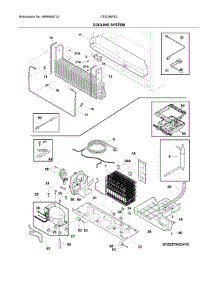 Cooling System parts for Crosley Bottom-Mount Refrigerator CFD28WIQB1 from AppliancePartsPros.com