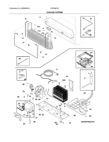Cooling System parts for Crosley Bottom-Mount Refrigerator CFD28WIQB8 from AppliancePartsPros.com
