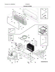 Cooling System parts for Crosley Bottom-Mount Refrigerator CFD28WIQB9 from AppliancePartsPros.com