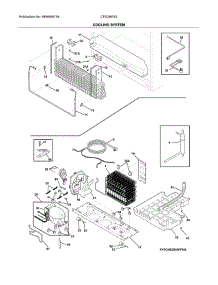 Cooling System parts for Crosley Bottom-Mount Refrigerator CFD28WIQBC from AppliancePartsPros.com