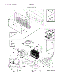 Cooling System parts for Crosley Refrigerator CFD28WIQS6 from AppliancePartsPros.com