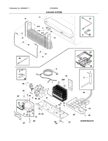 Cooling System parts for Crosley Bottom-Mount Refrigerator CFD28WIQW0 from AppliancePartsPros.com