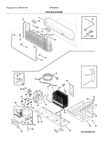 System parts for Crosley Bottom-Mount Refrigerator CFD28WIQWF from AppliancePartsPros.com