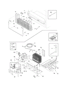 Cooling System parts for Crosley Bottom-Mount Refrigerator CFD28WISC from AppliancePartsPros.com