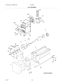 Ice Container parts for Crosley Bottom-Mount Refrigerator CFD28WIW6 from AppliancePartsPros.com