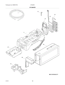 Ice Maker parts for Crosley Bottom-Mount Refrigerator CFD28WIW6 from AppliancePartsPros.com