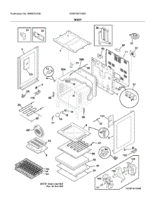 Body parts for Frigidaire Electric Range CFEF3017USC from AppliancePartsPros.com
