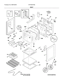 Body parts for Frigidaire Electric Range CFEF3054TDE from AppliancePartsPros.com