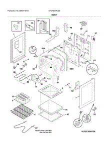 Body parts for Frigidaire Electric Range CFEF3054USD from AppliancePartsPros.com