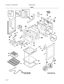 Body parts for Frigidaire Electric Range CFEF3054USG from AppliancePartsPros.com