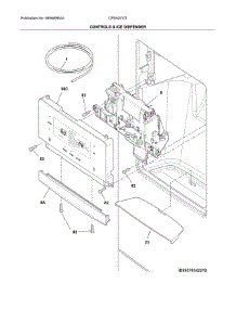 Dispenser parts for Crosley Bottom-Mount Refrigerator CFEH272ITD0 from AppliancePartsPros.com
