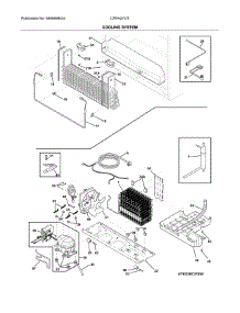 System parts for Crosley Bottom-Mount Refrigerator CFEH272ITS0 from AppliancePartsPros.com